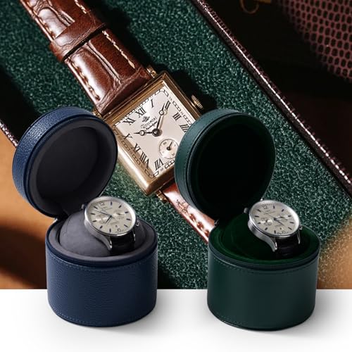 Single Watch Travel Case Green (Green)