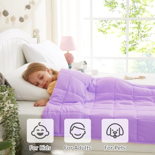 Weighted Blanket (06-purple / 36" x 48" | 5lbs)