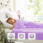 Weighted Blanket (06-purple / 36" x 48" | 5lbs)