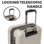 Rails Expandable Hardside Upright Suitcase with 360° Spinner Wheels (Oatmeal / Large Checked)