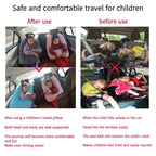 Travel Pillow Car Pillow Kid Car Sleeping Colorful Purple (B-colorful Purple)
