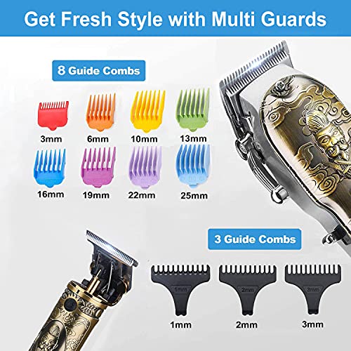 Professional Hair Clippers for Men (Gold)