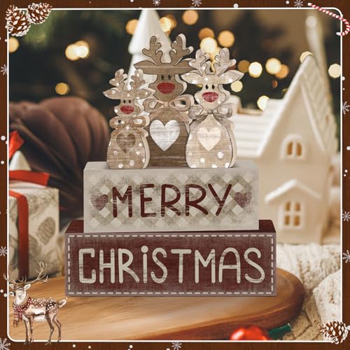 Tiered Tray Decor Set (Reindeer)