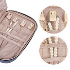Travel Jewelry Case Organizer (Aegean-Blue / Medium)