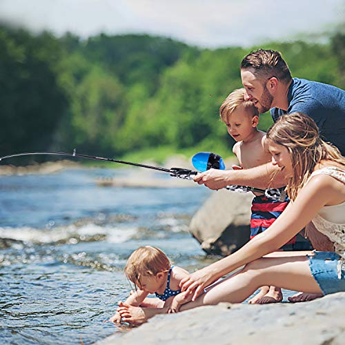 Kids Fishing Pole (Black&Net / 4.92 ft)