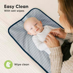Portable Diaper Changing Pad (Navy Blue)