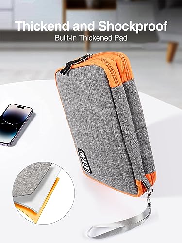 Travel Cable Organizer Bag (Large / Gray)