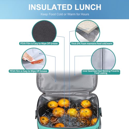 Insulated Lunch Bag (Mint Green / Medium)