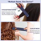 Hair Straightener and Curler (Prussian Blue)