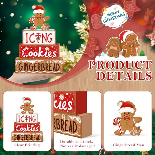 Tiered Tray Decor Set (Icing Gingerbread)