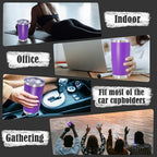 20oz Tumbler Insulated Coffee Tumblers with Lid Stainless Steel Purple 1P (Purple)