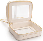 Aveniee Large Clear Makeup Bags, Double Layer Cosmetic Bags - Image 8