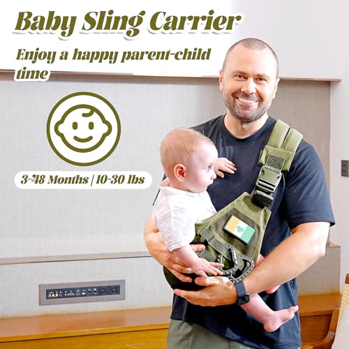 Baby Sling Carrier (Green)