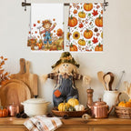 Fall Scarecrow Kitchen Towels