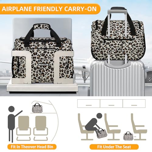 Underseat Carry On Luggage Bag (Leopard / 16IN)