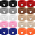 Motion Sickness Bracelets Anti Nausea Wristbands for Adult and Kids (Black/Gray/White/Pink/Blue/Red/Coffee Brown/Light Brown/Camel/Orange / 10 Pair (Pack of 1))