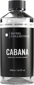 Hotel Collection Diffuser Oil - Cabana - Aromatherapy Essential Fragrance Oil - Hints of Marine, Bergamont, & Jasmine - 500ML 16.9 Fl oz