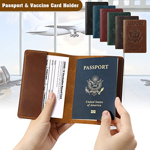 Leather Passport Holder (JC105-Black)