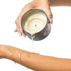 KAMA SUTRA Ignite Massage Candle - Coconut Oil and Soy Based - Sweet Almond, 6 oz/170 g Sore Muscle Massage Oil - Moisturizing - Natural Therapy Oil - Warming, Relaxing, Sensual Massage