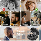 Ear Plugs for Sleeping Earplugs for Concerts Noise Cancelling Reusable Soft Silicone Noise Reduction Earbuds for Travel (Yellow)