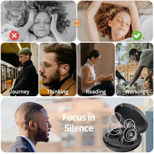 Ear Plugs for Sleeping Earplugs for Concerts (Off-white)