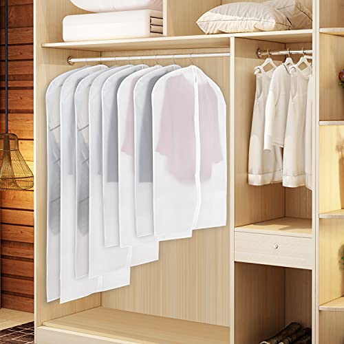 Hanging Garment Bag Suit Bags for Closet Storage and Travel (43"/50"-6pcs)