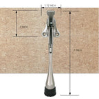 1 Stopper 6 in White Tall Kickdown Door Stop for Bottom of Door (White / 6 INCH X 1 PACK)