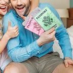 Passport Holder for Travel Essentials (Green / Simplicity)