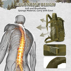 35L Military Tactical Backpack for Men (Army Green / Medium-35L)