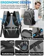 Travel Backpack (18.4 Inch / Grey)