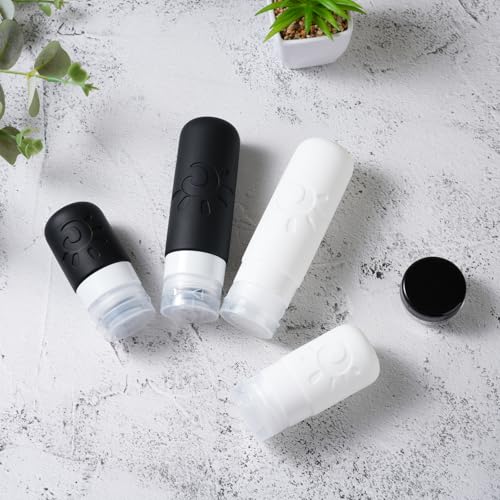 18 Pack travel Bottles for Toiletries (Multicolored F)