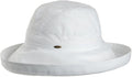 Scala Women's Cotton Hat with Inner Drawstring and Upf 50+ Rating by SCALA