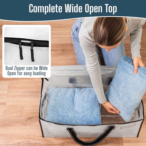 Moving Bags Storage Bags (Clear / 4 Pack)
