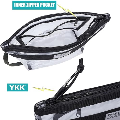 Rough Enough Clear Toiletry Bag