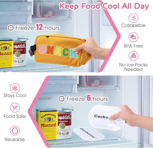 Freezable Snack Bag (Yellow-snack)