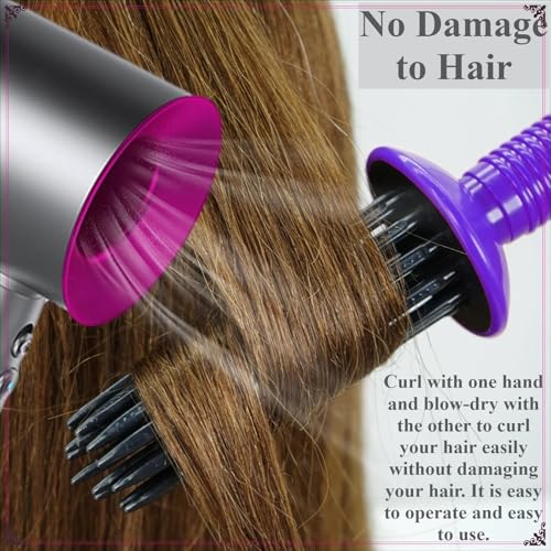 17 Teeth Curly Hair Brush (Round Red)