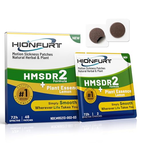 HMSDR2 48ct Motion Sickness Patches with Lemon Plant Essence