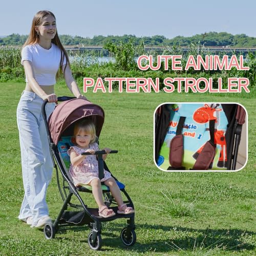 Superb Lightweight Travel Stroller (Brown)
