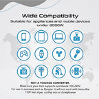 Travel Adapter Worldwide (White)