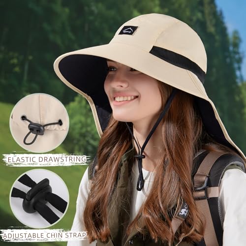 Outdoor Sun Hat for Men Women (1pack-beige/Arm Sleeves)