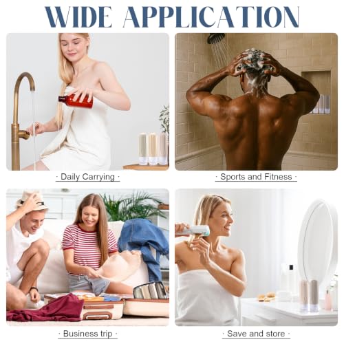 Travel Bottles for Toiletries (CREAM)