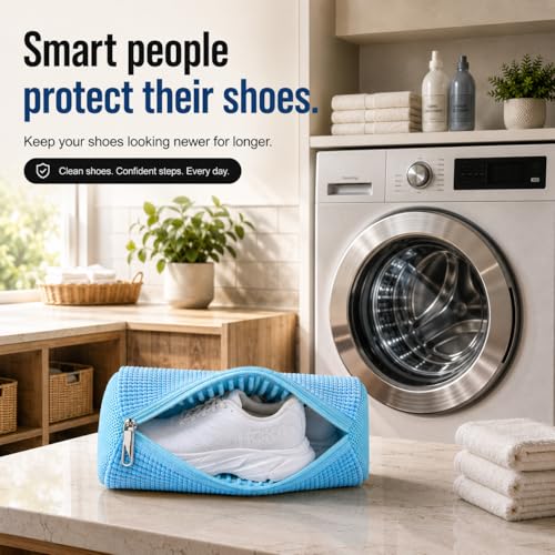Shoe Washing Machine Bags (Blue)
