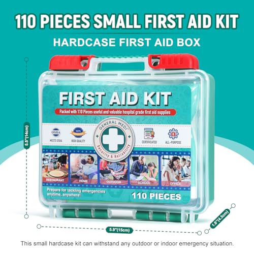 110 Pieces Small First Aid Kit (110 Pieces)