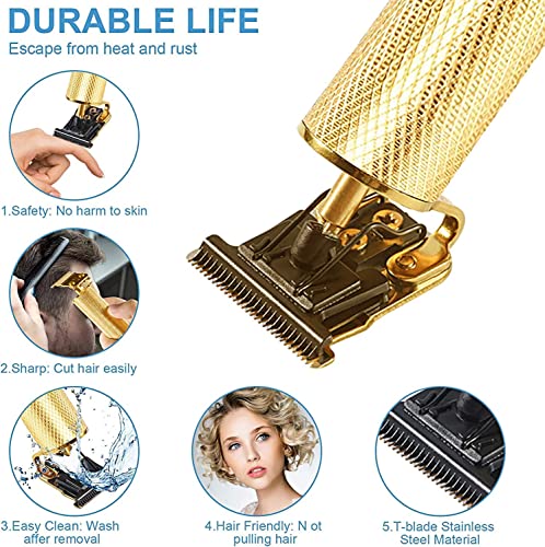 Hair Clippers for Mens Zero Gapped Cordless Hair Trimmer T