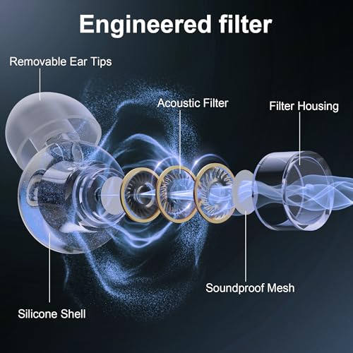 Ear Plugs for Concerts (Blue)
