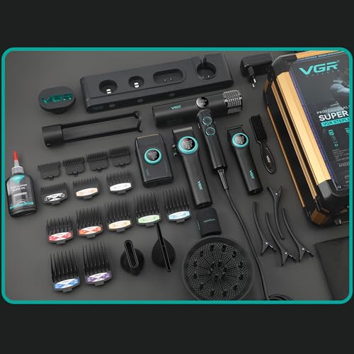 Professional Barber Combo 4 in 1 (001 4 in 1 Black)