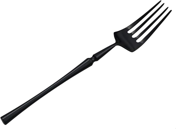 Gugrida Black Silverware Set, 5-Piece 18/10 Stainless Steel Flatware Cutlery Set - Image 6