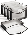 Plastic Expanding File Folder (5 Packs / Letter/A4)