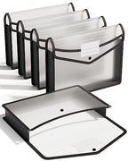 Plastic Expanding File Folder (5 Packs / Letter/A4)