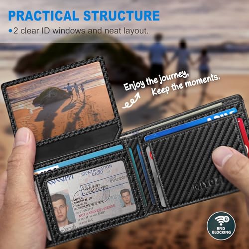 AirTag Wallet for Men (Black182)